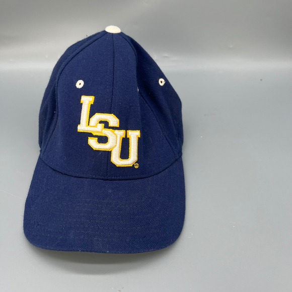 Vtg LSU Tigers Hat M/L ZEPHYR Mens Cap Fitted Baseball NCAA‎ College ZFit ZHATS - Picture 1 of 7